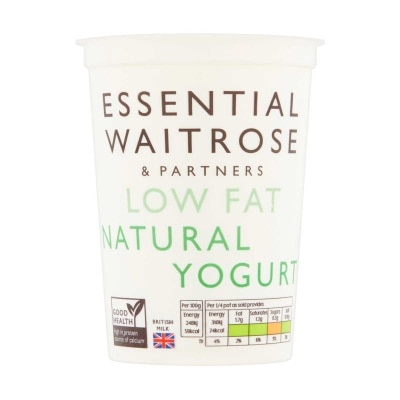 ESSENTIAL WAITROSE - 低脂原味乳酪[英國] (冷凍 0-4°c)