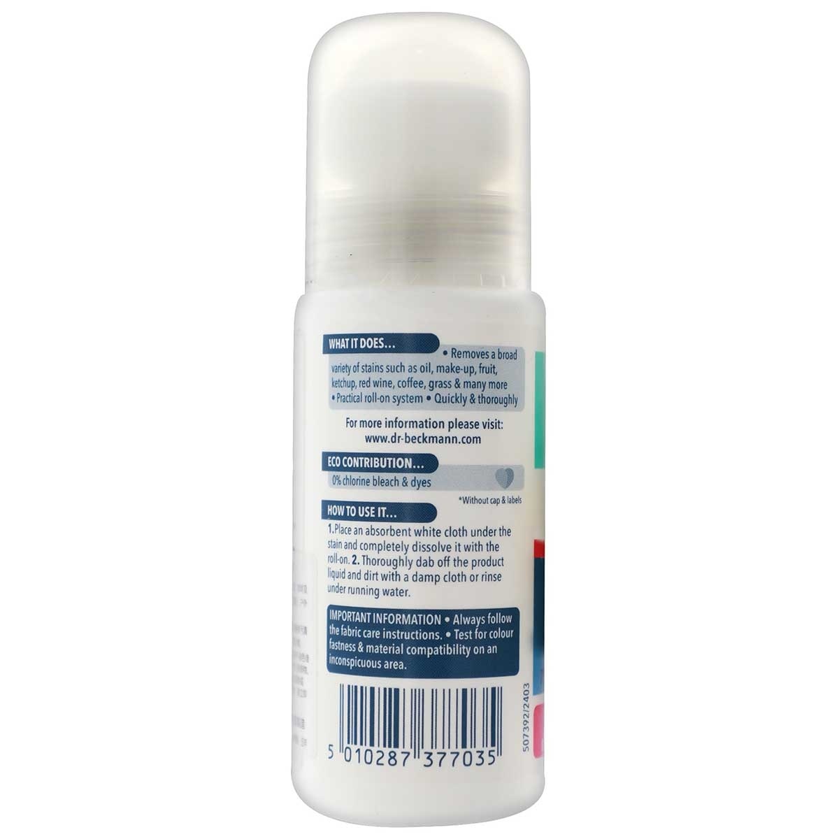 DR BECKMANN Stain Roller 75ml