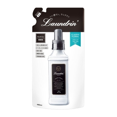 LAUNDRIN - Laundrin Fabric Softener Refill (classic Floral) 480ml