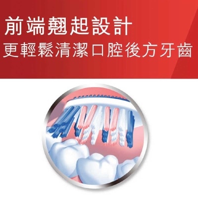 高露潔 ZigZag適齒除牙菌斑彈力牙刷 (軟毛 標準刷頭)