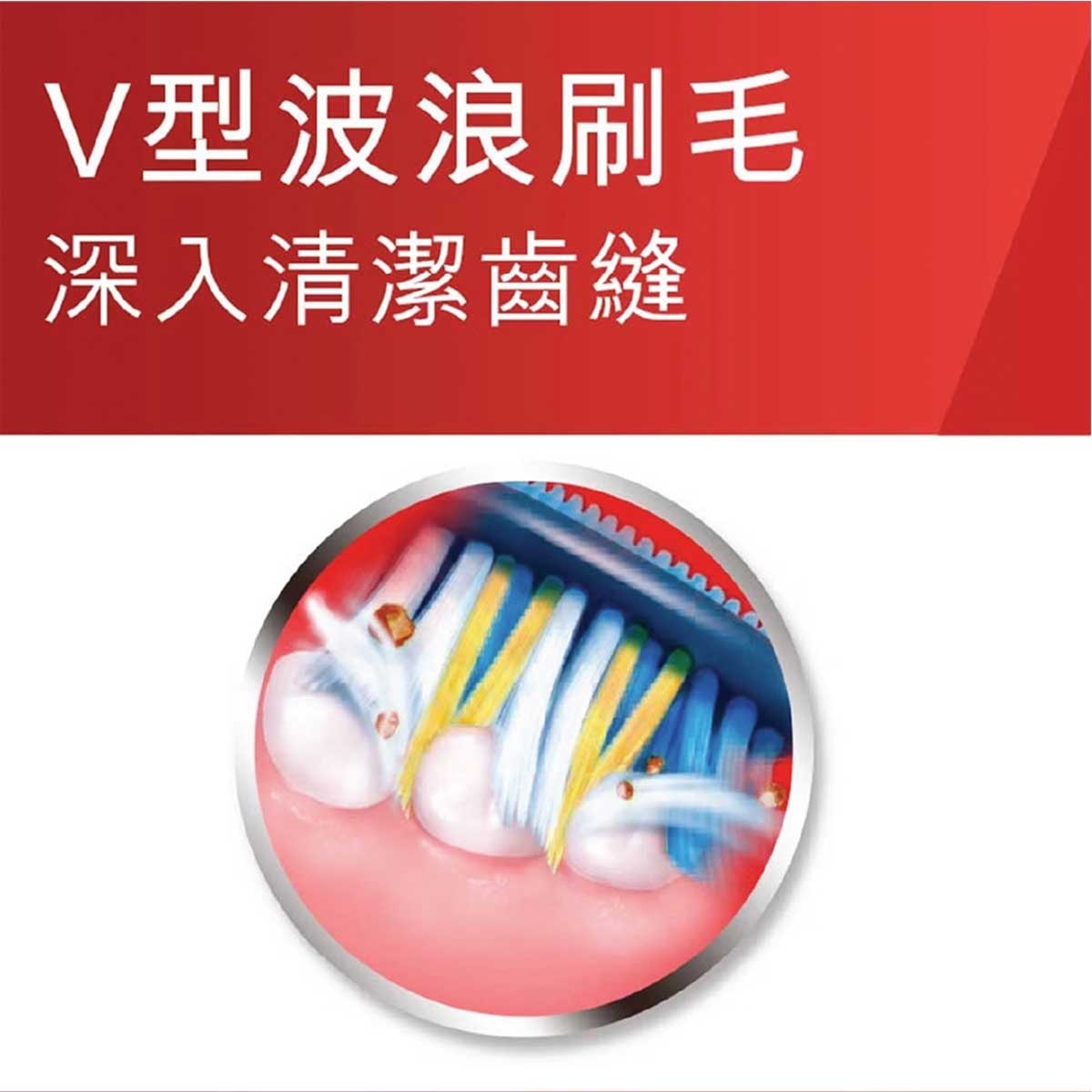 高露潔 ZigZag適齒除牙菌斑彈力牙刷 (軟毛 標準刷頭)