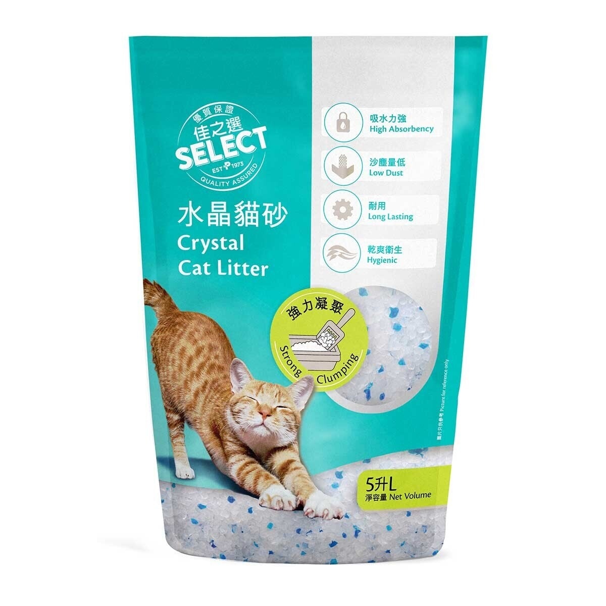 SELECT Silica Gel Crystal Cat Litter