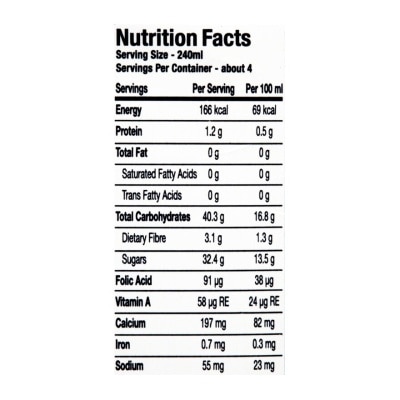 DEL MONTE Prune Juice W/calci&folic Acid