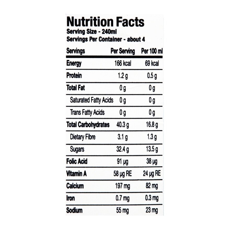 DEL MONTE Prune Juice W/calci&folic Acid