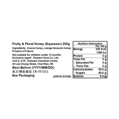 LUNE DE MIEL Fruity & Floral Honey