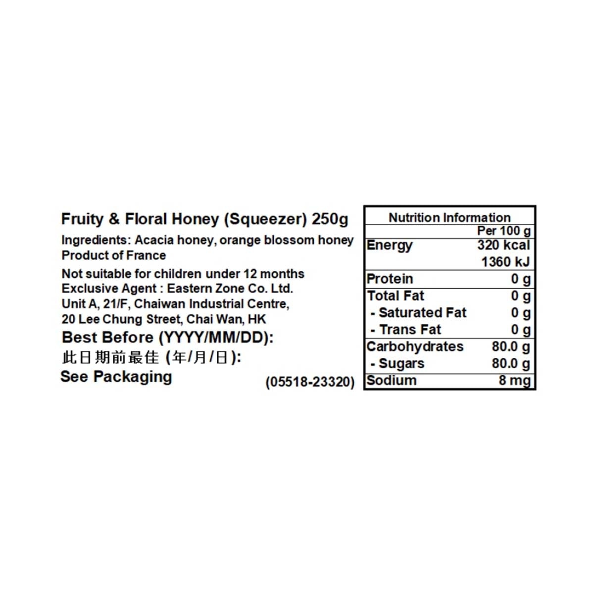 LUNE DE MIEL Fruity & Floral Honey