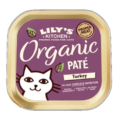 LILY'S KITCHEN Cats Organic Turkey Tray