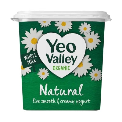 YEO VALLEY Org Wholemilk Natural Yogurt(chilled 0-4°c)