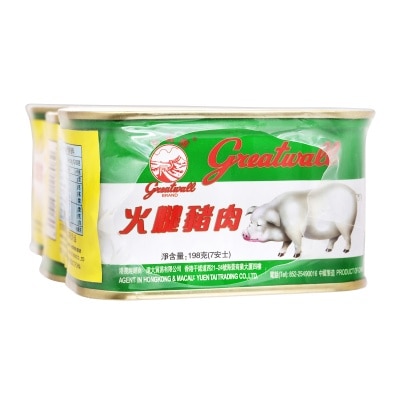 長城牌 - 火腿豬肉3罐裝