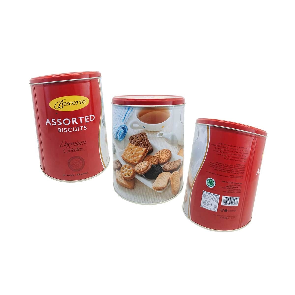 芘詩 什錦餅乾圓罐裝