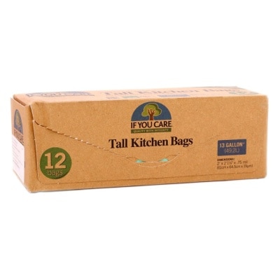 IF YOU CARE Potato Starch Kitchen Bin Liner Bags