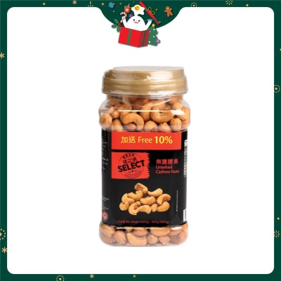 SELECT Unsalted Cashew Value Pack