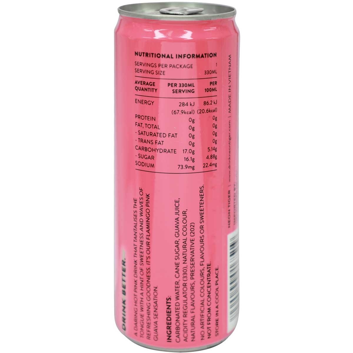 NEON TIGER 粉紅番石榴真果汁梳打