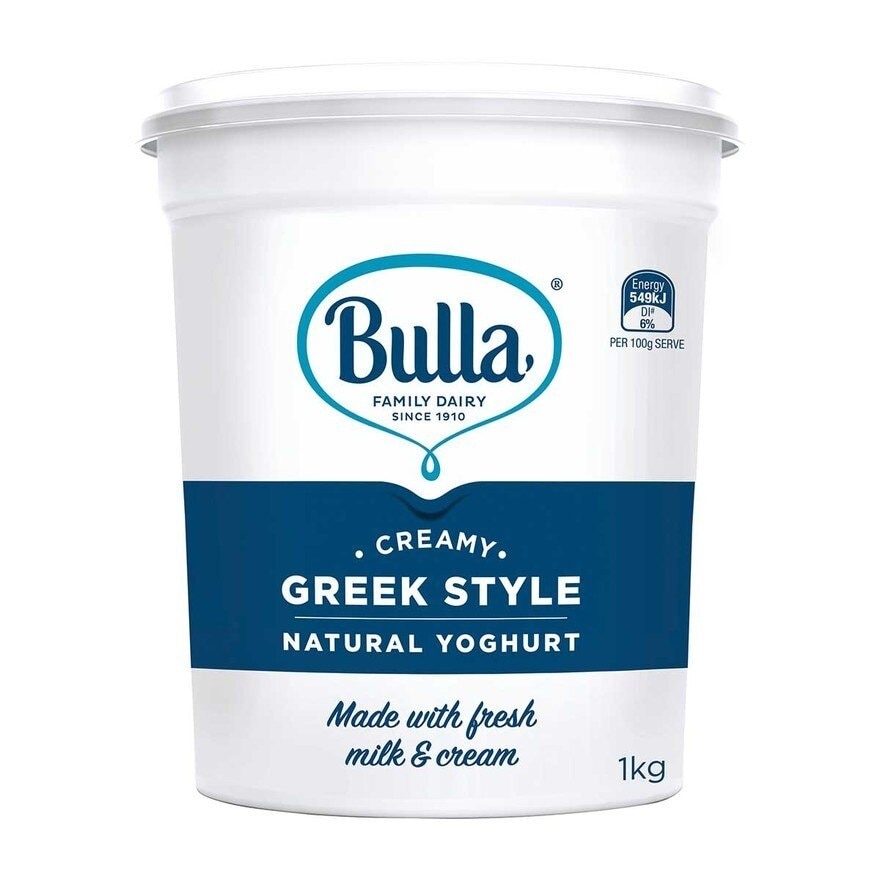 BULLA Greek Style Natural Yoghurt [australia](chilled 0-4°c)