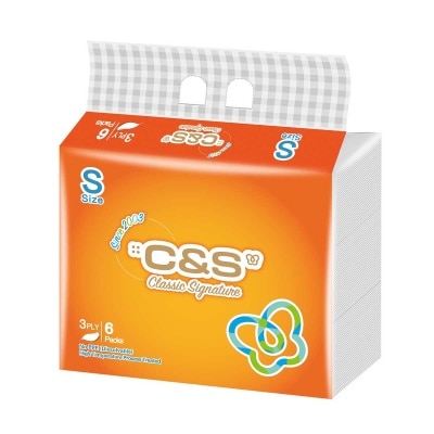 潔柔 王牌抽取式３層面紙細碼（６袋裝）