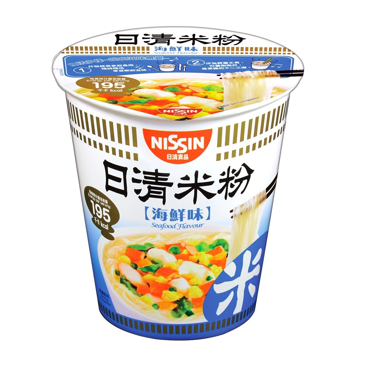 NISSIN Seafood Flv Cup Rice Vermiceli