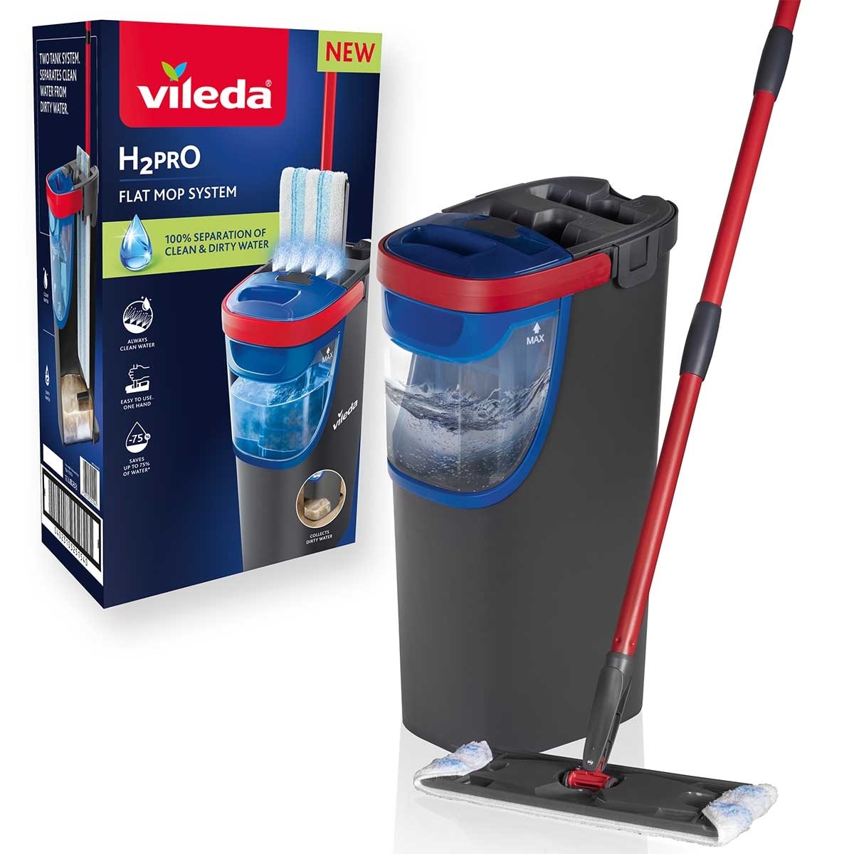 VILEDA H2pro Flatmop System