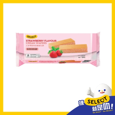 SELECT佳之選 士多啤梨忌廉威化餅 (新舊包裝隨機發貨) image