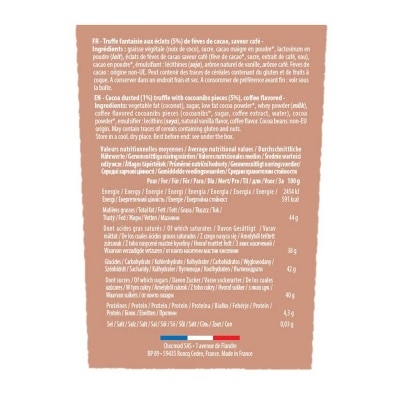 CHOCMOD Cappuccino Truffles Chocolate