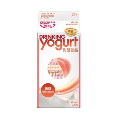 KOWLOON DAIRY Drinking Yogurt White Peach(chilled 0 4°c) image