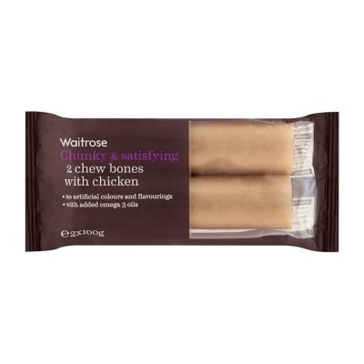 WAITROSE Chew Bones 2s