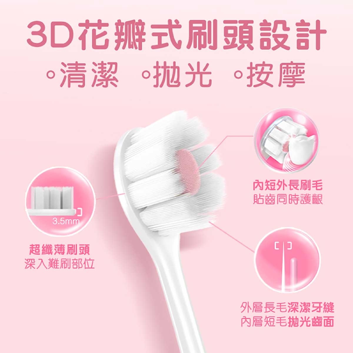 高露潔 綿密泡の軟毛牙刷 徹底潔净 抛光牙齒 溫和護齦 (顏色隨機)