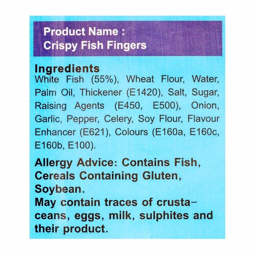 PACIFIC WEST Fish Finger(frozen -18°c)