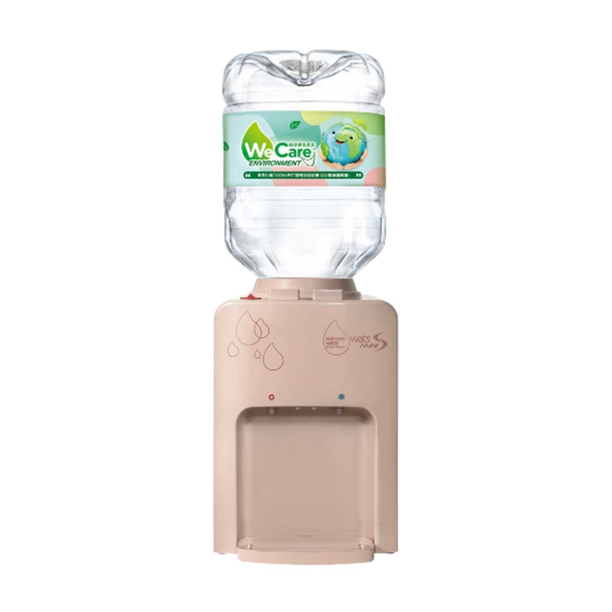 WATSONS WATER Wats-minis H&a Dispenser (pink) + 8l Bottled Water X 4 Cases (8 Bottles) (supplier Direct)