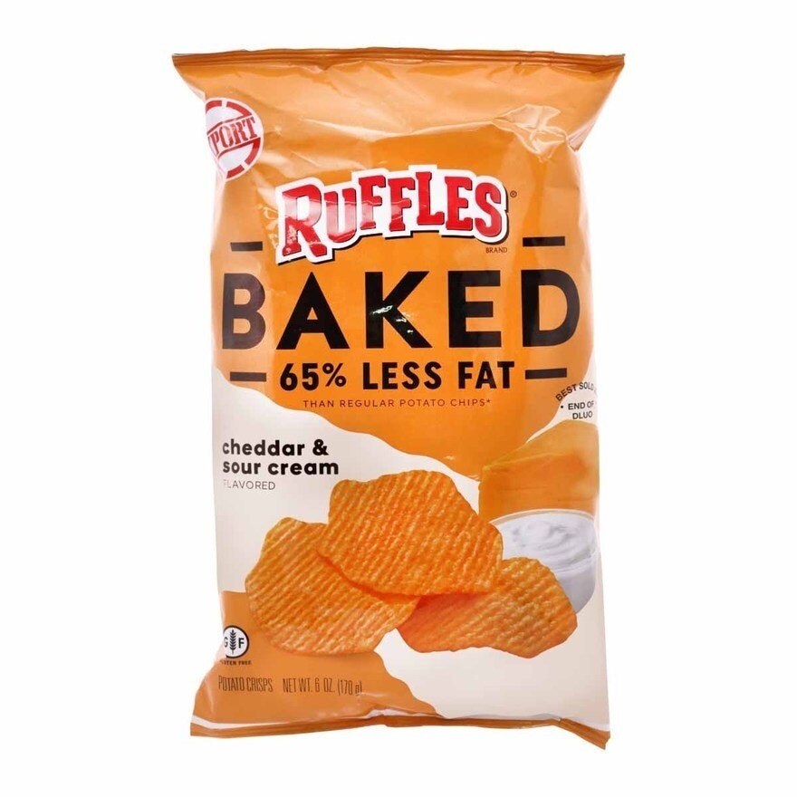 RUFFLES 芝士酸忌廉味焗薯片