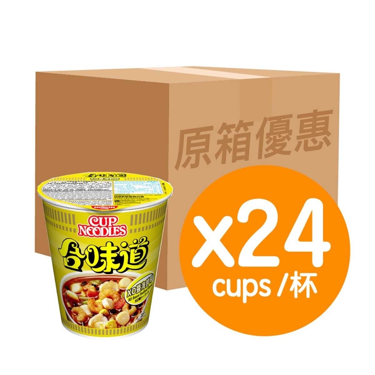 NISSIN Cup Noodle - Xo Sauce Seafood Case