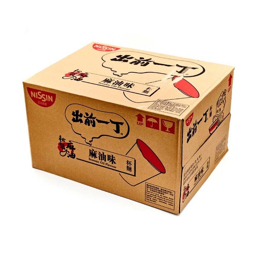 出前一丁 杯麵 -麻油味 24 X 72g（原箱）