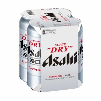 ASAHI King Can Beer 4's (Random Package Delivery)