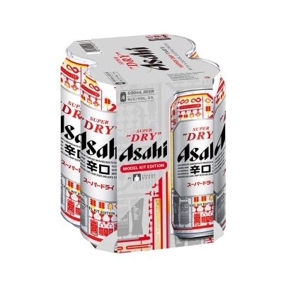 Asahi 朝日 巨罐裝啤酒四罐裝 (包裝隨機發送)