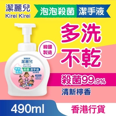 潔麗兒 泡泡殺菌潔手液（清新檸香）