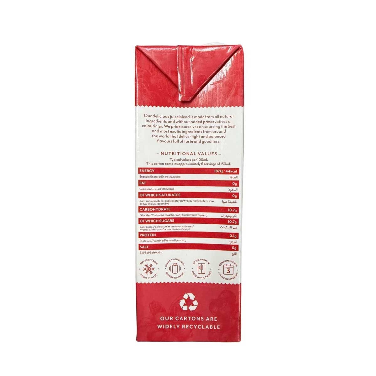 THE BERRY COMPANY Cranberry Juice