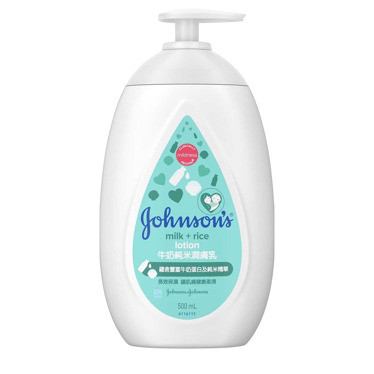 JOHNSON'S Milk + Rice Lotion 500ml