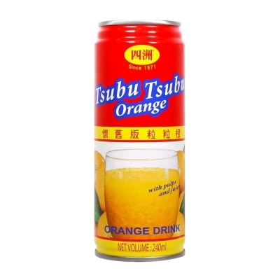 FOUR SEAS Tsubu Tsubu  Orange Drink