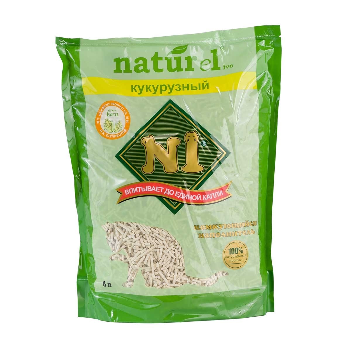 N1 NATUREL Corn Soya Cat Litter-6l