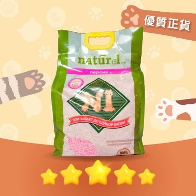 N1 NATUREL 天然玉米蜜桃豆腐貓砂-１７．５Ｌ