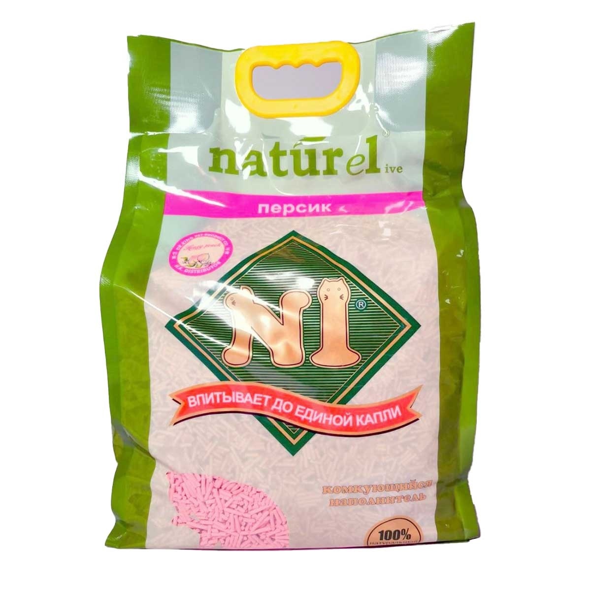 N1 NATUREL Corn Soya Cat Litter Peach-17.5l