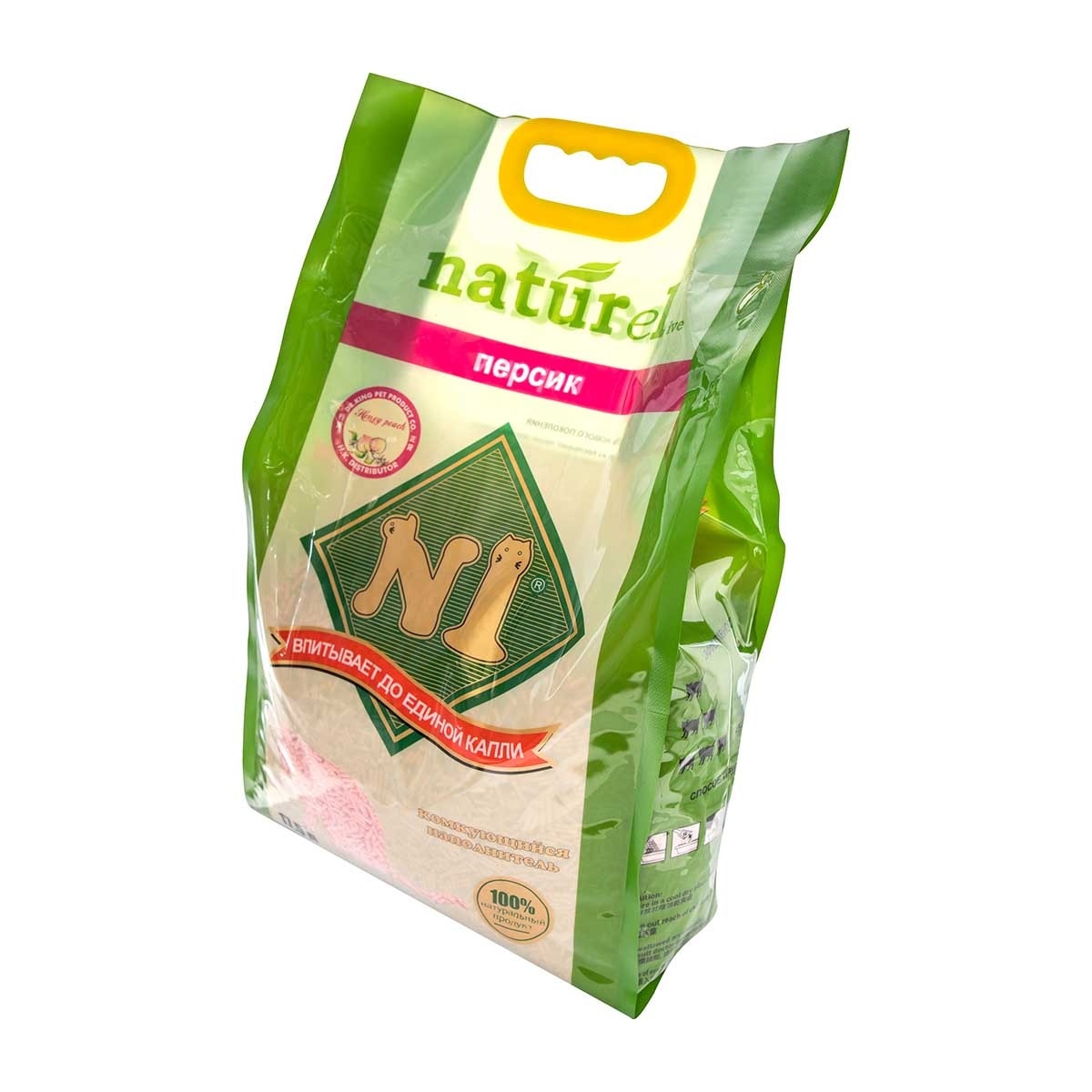 N1 NATUREL 天然玉米蜜桃豆腐貓砂-１７．５Ｌ