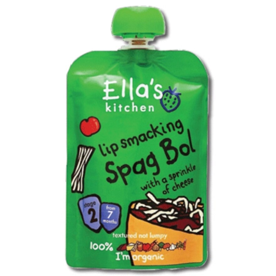 ELLA'S KITCHEN Lip Smacking Spag Bol With Sprinkle Cheese 130g