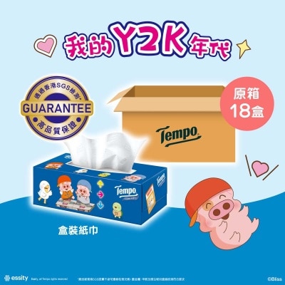 TEMPO Facial Box Tissue Neutral 18s