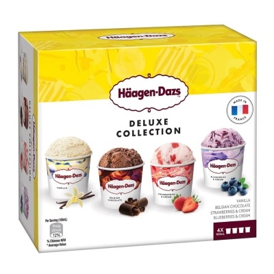 HAAGEN-DAZS 瑰寶系列迷你杯４杯裝 [法國](急凍 -18°c)