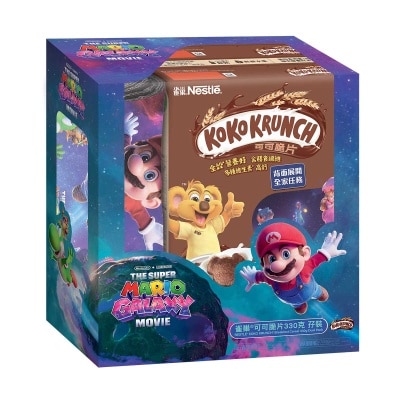 雀巢 可可脆片穀類早餐 330克x2 + Super Mario 束口背包