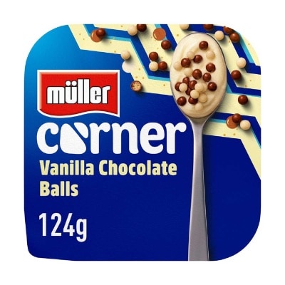 MULLER - Cr Corner Yog-vanilla Flv Choco Ball [ Uk](chilled 0-4°c)