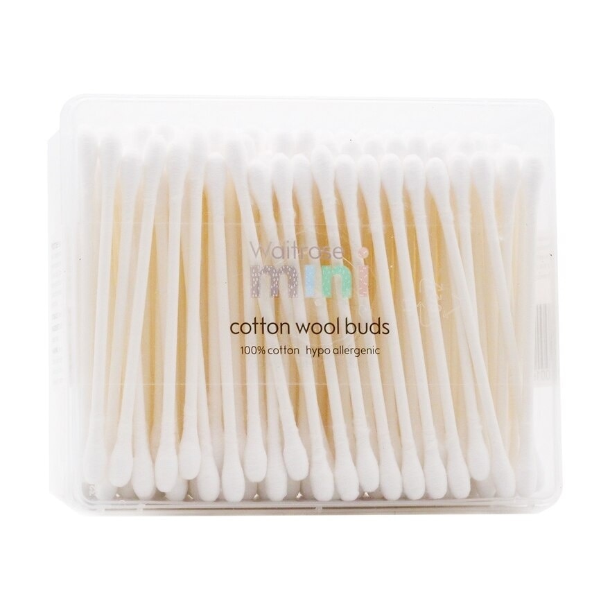 WAITROSE Mini Baby Cotton Wool Buds