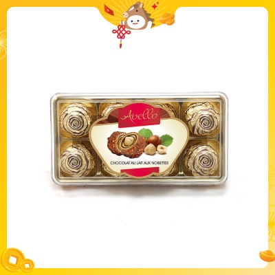 AVELLO 榛子牛奶朱古力禮盒８粒裝