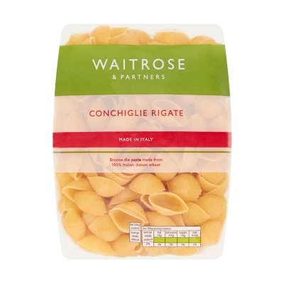 WAITROSE Conchiglie Rigate Pasta