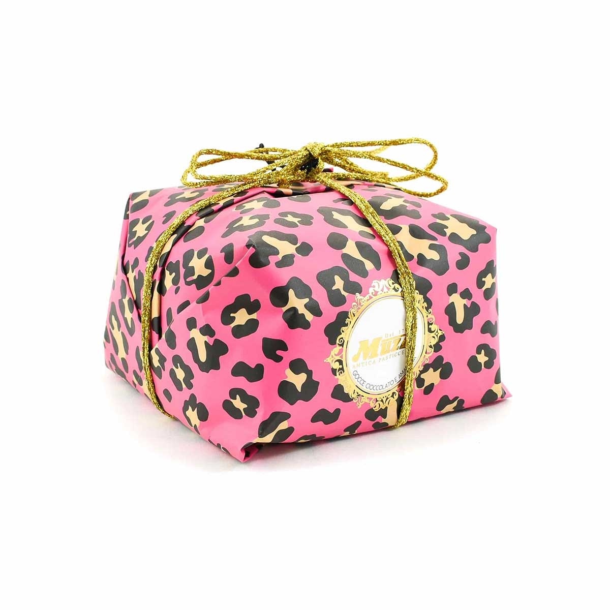 MUZZI Animalier Panettone W/choc&blacherry